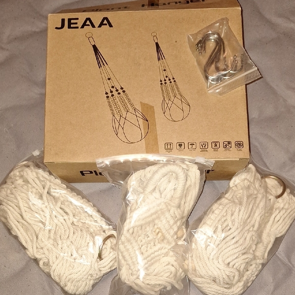 jeaa Other - JEAA Macrame Plant Hanger Set
